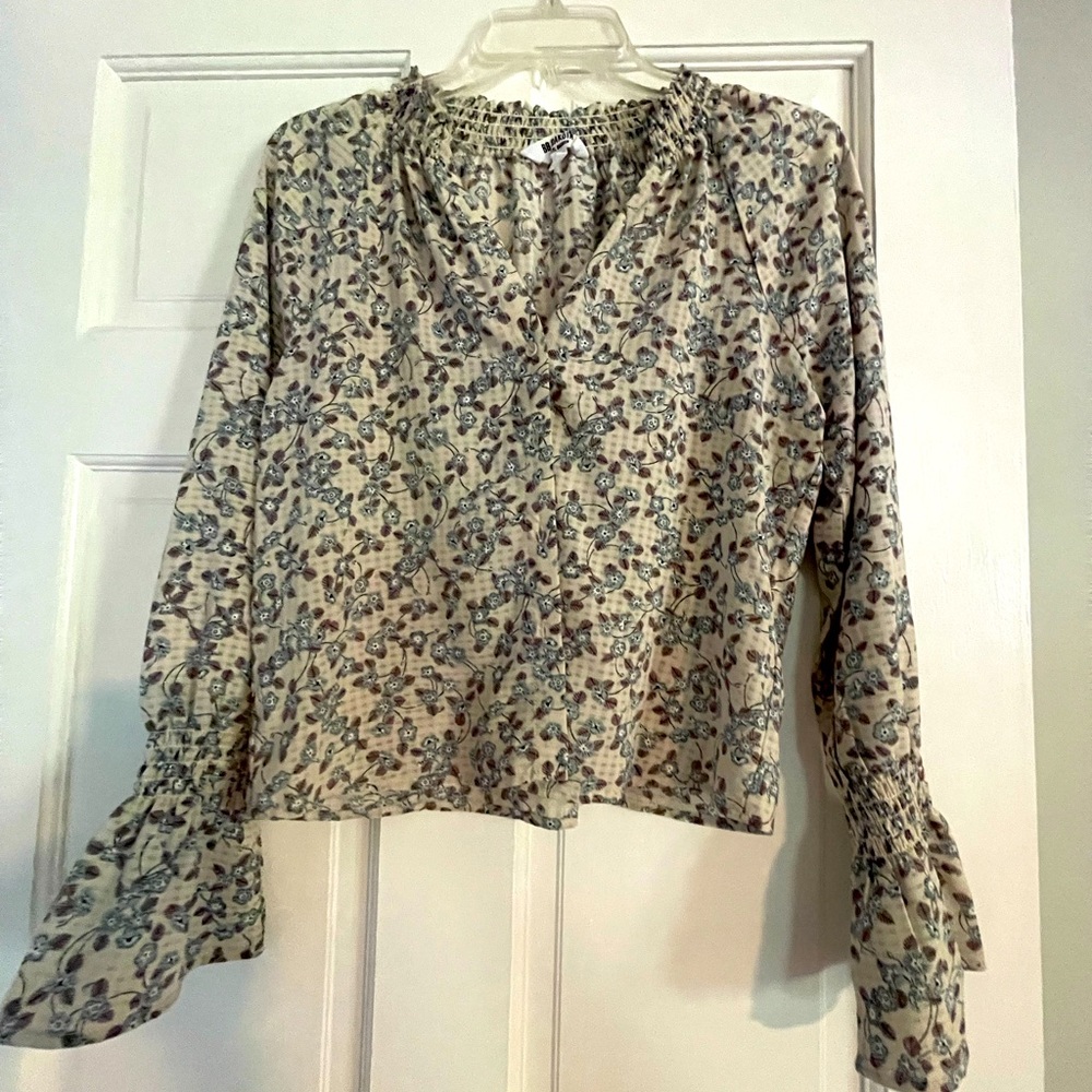 BB Dakota Long Sleeve Floral Top